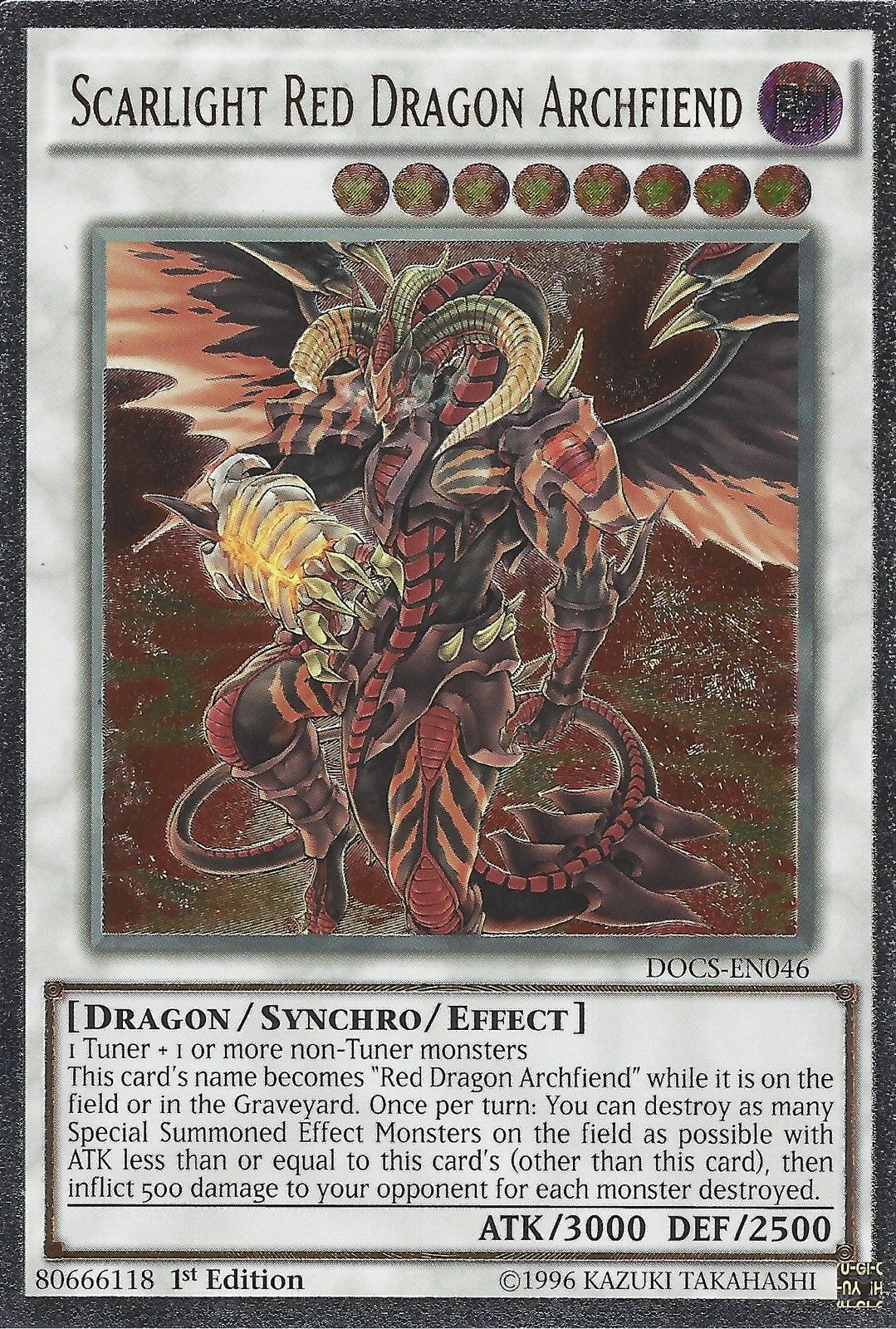 Scarlight Red Dragon Archfiend (UTR) [DOCS-EN046] Ultimate Rare | The CG Realm