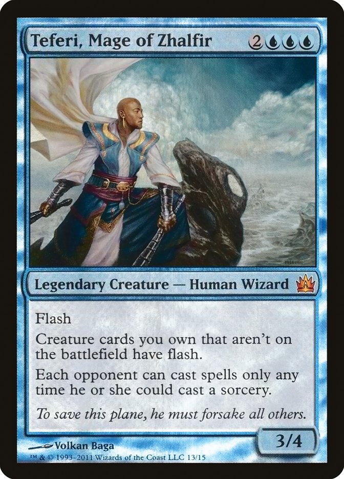 Teferi, Mage of Zhalfir [From the Vault: Legends] | The CG Realm