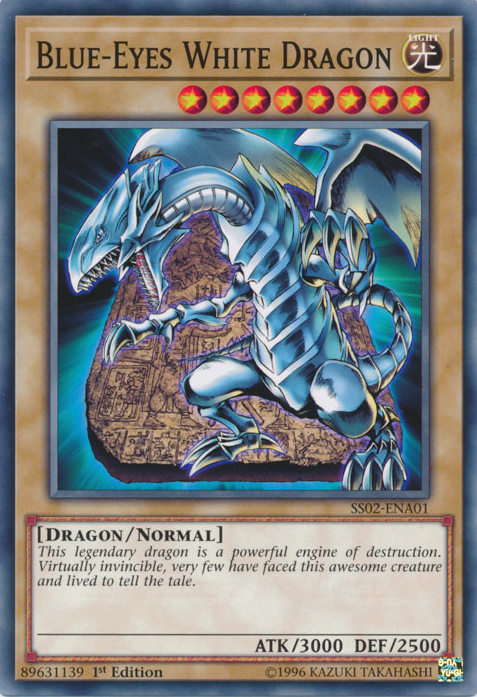 Blue-Eyes White Dragon [SS02-ENA01] Common | The CG Realm