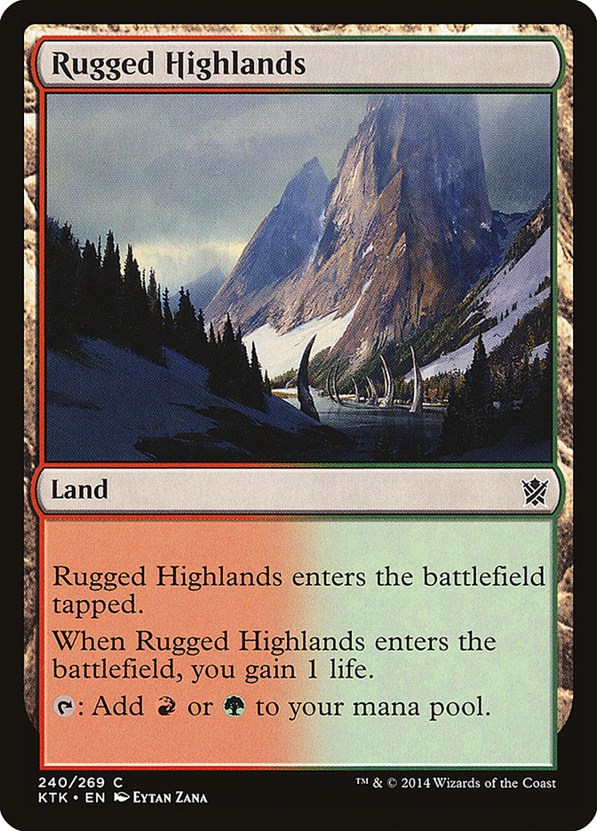 Rugged Highlands [Khans of Tarkir] | The CG Realm
