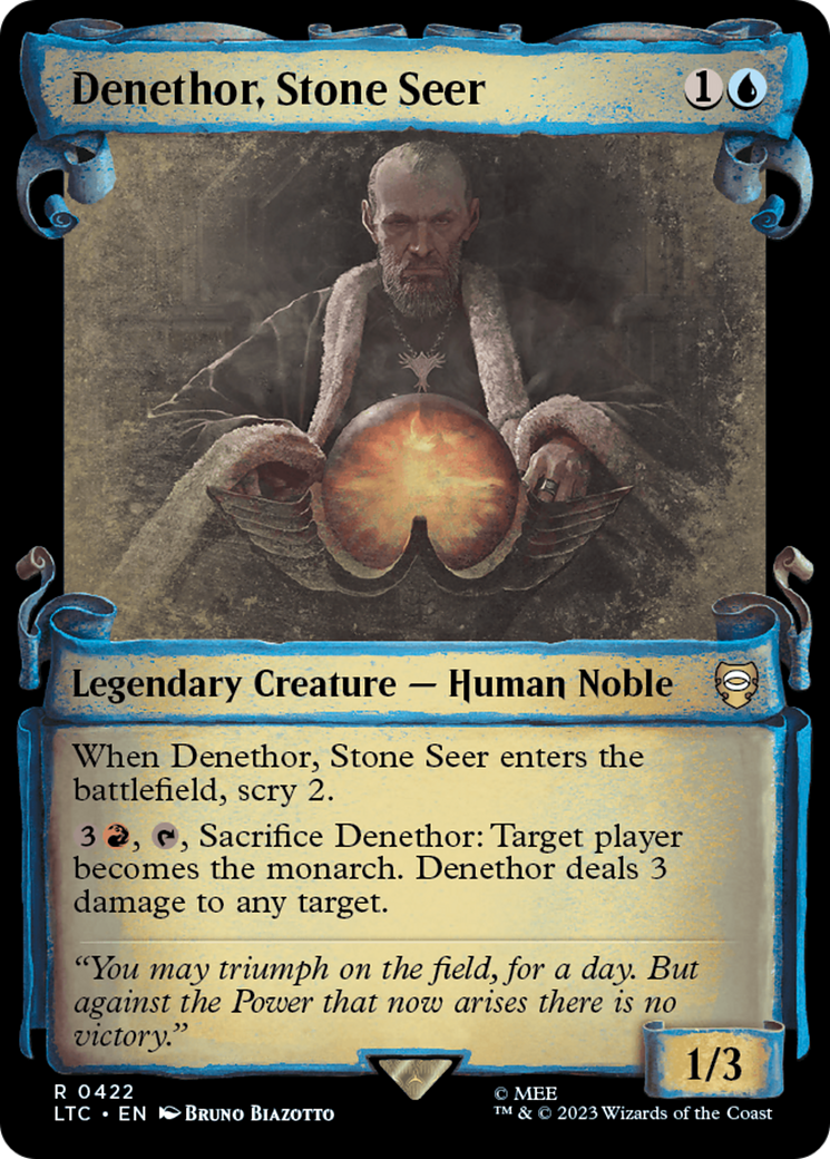 Denethor, Stone Seer [The Lord of the Rings: Tales of Middle-Earth Commander Showcase Scrolls] | The CG Realm