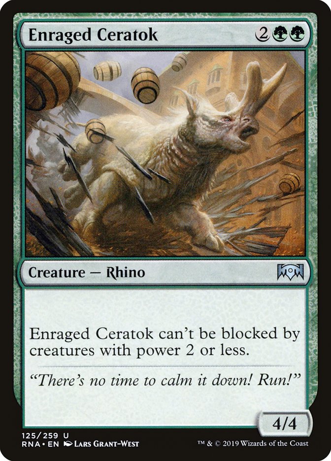 Enraged Ceratok [Ravnica Allegiance] | The CG Realm