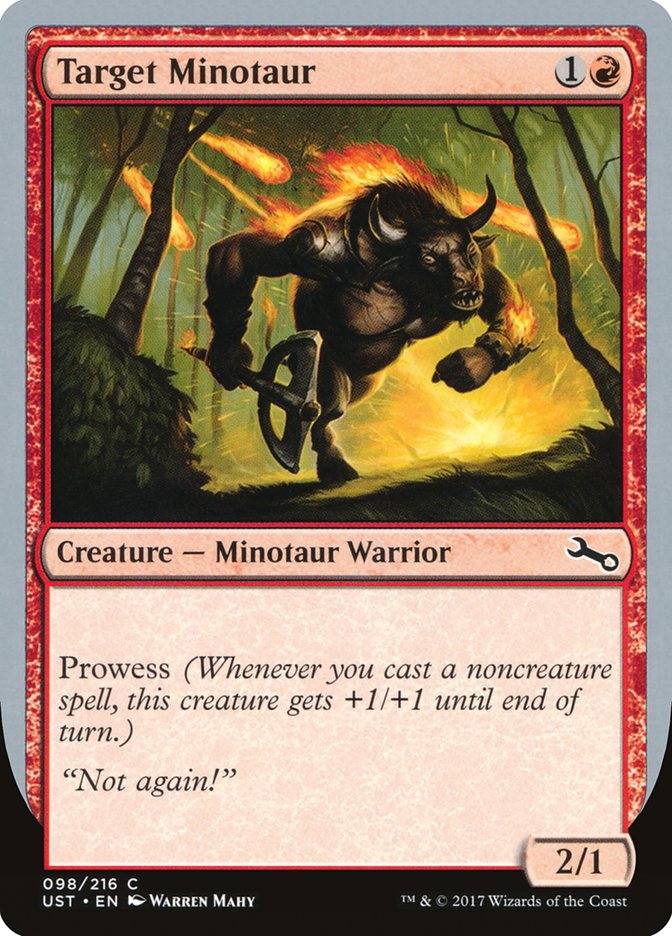 Target Minotaur (Fire Art) [Unstable] | The CG Realm