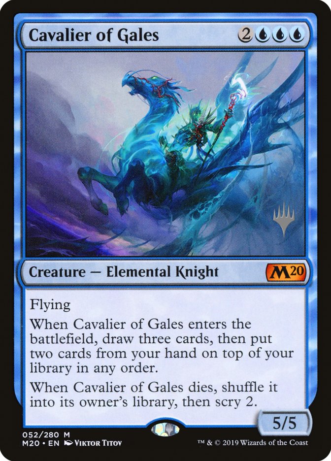 Cavalier of Gales (Promo Pack) [Core Set 2020 Promos] | The CG Realm