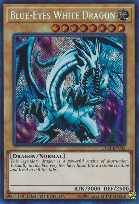 Blue-Eyes White Dragon [CT14-EN002] Secret Rare | The CG Realm