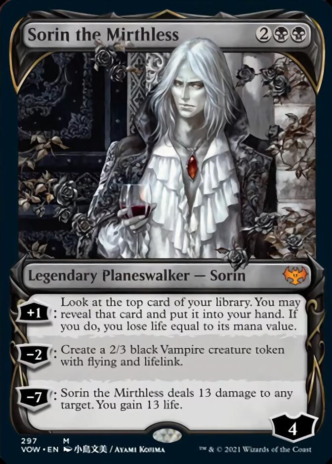 Sorin the Mirthless (Showcase Fang Frame) [Innistrad: Crimson Vow] | The CG Realm