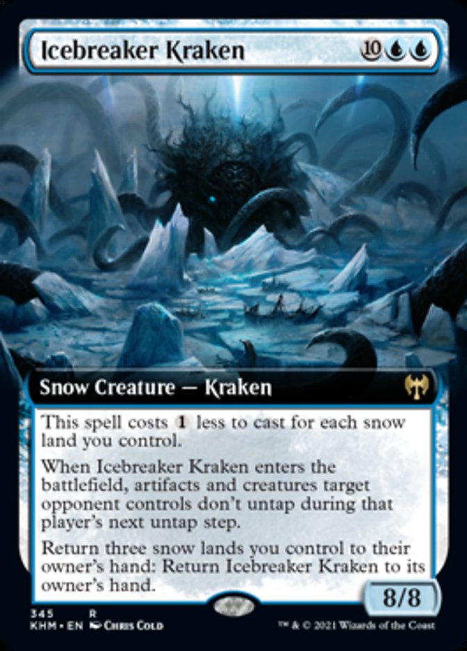 Icebreaker Kraken (Extended Art) [Kaldheim] | The CG Realm