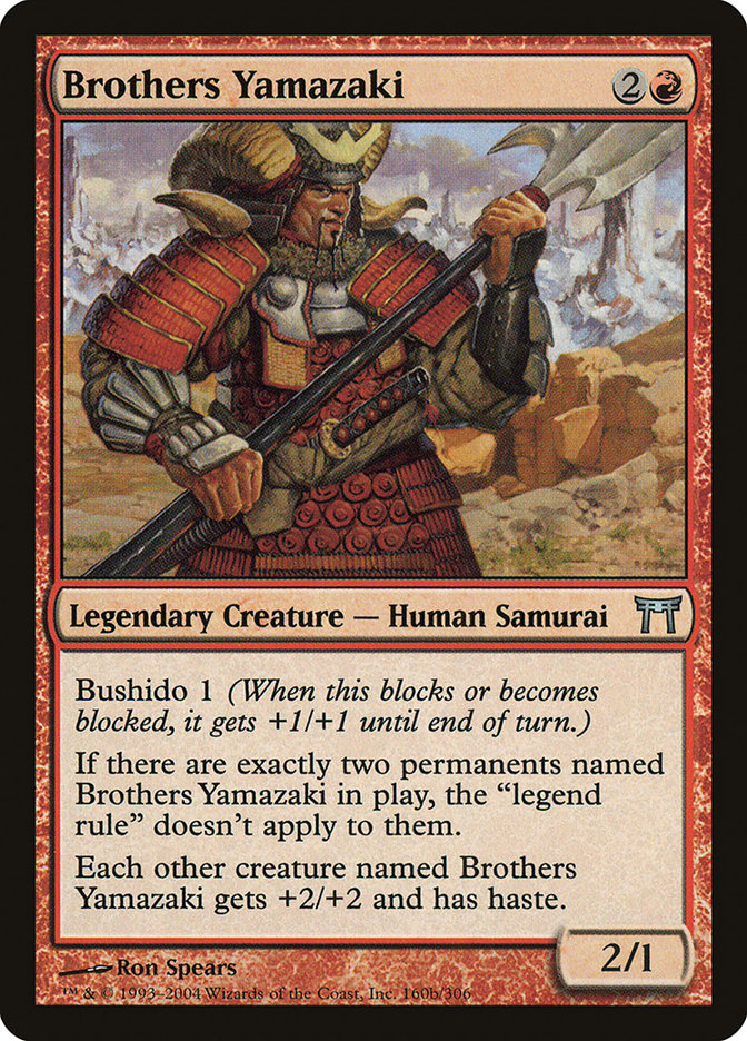 Brothers Yamazaki (160b/306) [Champions of Kamigawa] | The CG Realm