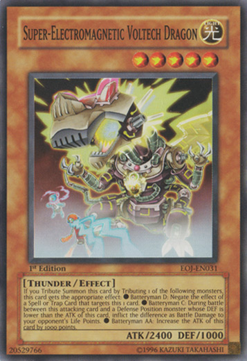 Super-Electromagnetic Voltech Dragon [EOJ-EN031] Super Rare | The CG Realm