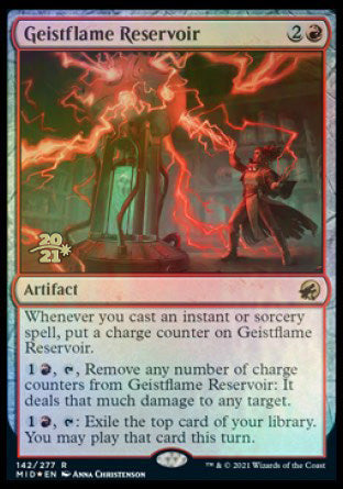 Geistflame Reservoir [Innistrad: Midnight Hunt Prerelease Promos] | The CG Realm