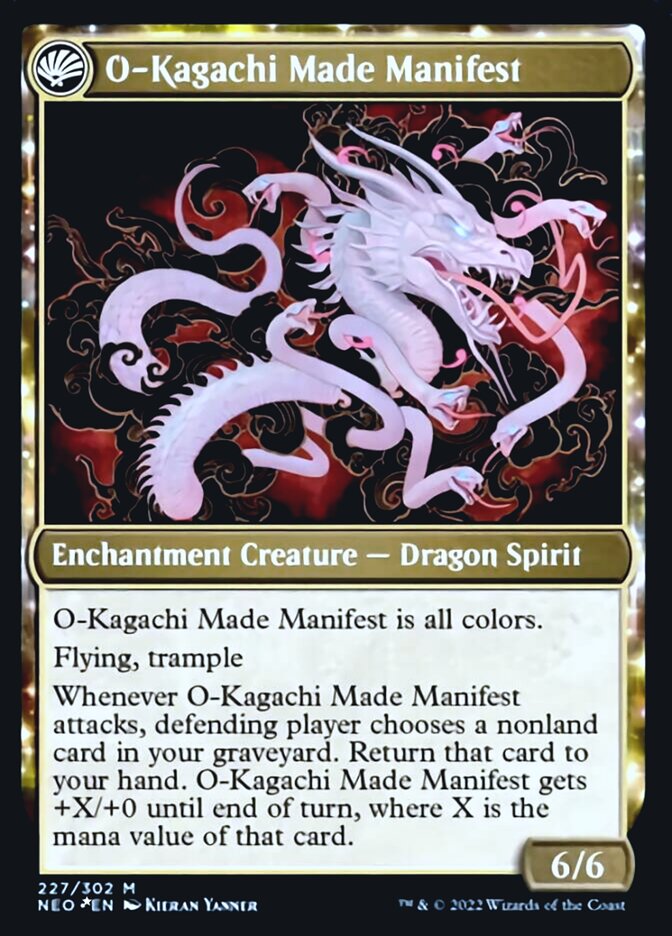 The Kami War // O-Kagachi Made Manifest [Kamigawa: Neon Dynasty Prerelease Promos] | The CG Realm