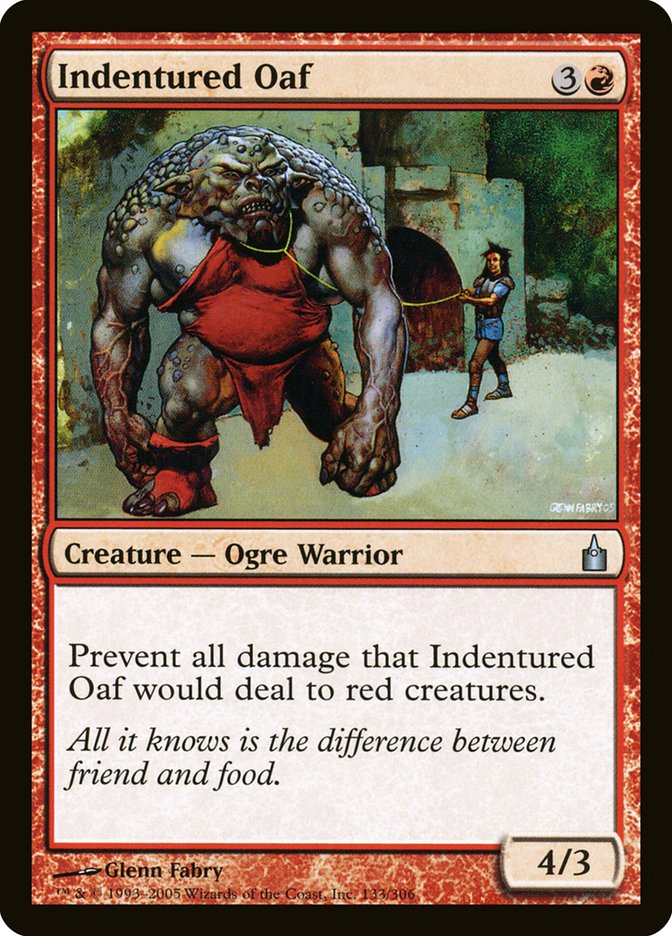 Indentured Oaf [Ravnica: City of Guilds] | The CG Realm