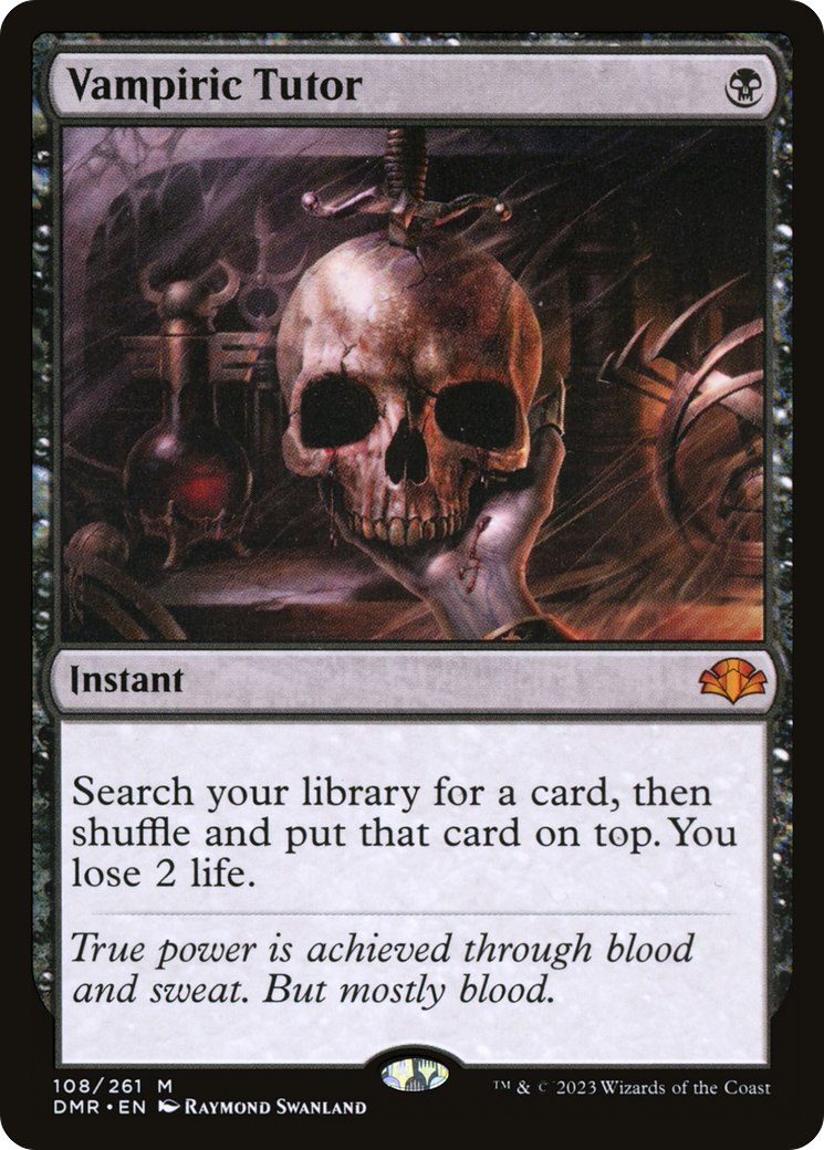 Vampiric Tutor [Dominaria Remastered] | The CG Realm