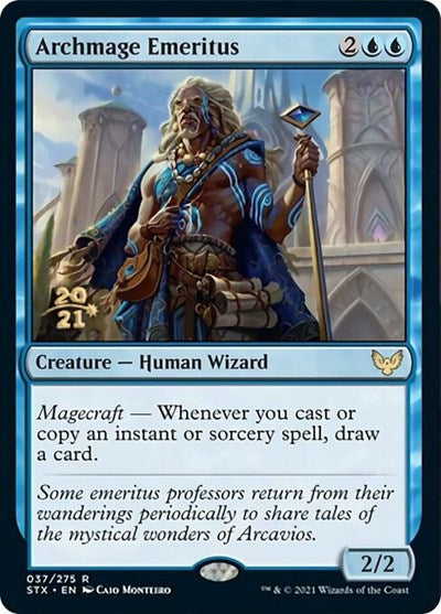 Archmage Emeritus [Strixhaven: School of Mages Prerelease Promos] | The CG Realm