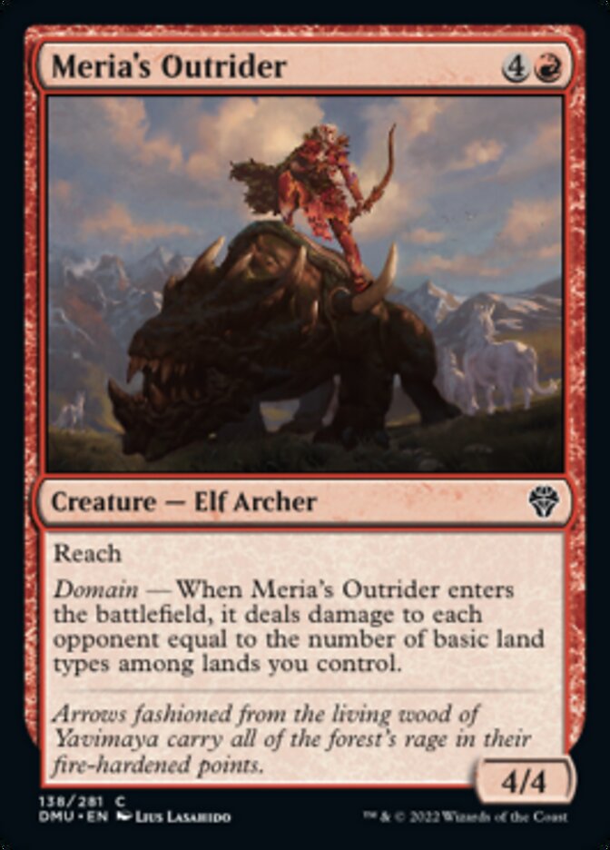 Meria's Outrider [Dominaria United] | The CG Realm