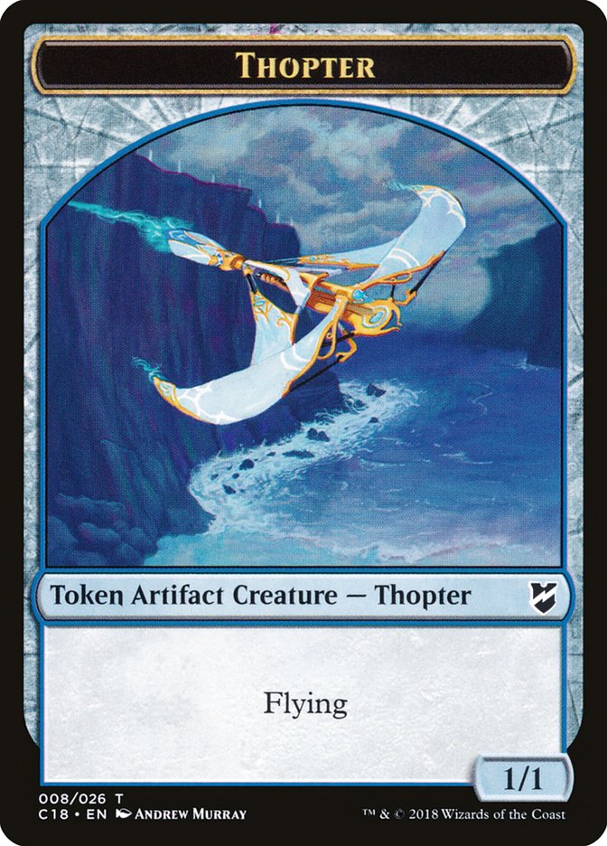 Myr (007) // Thopter (008) Double-Sided Token [Commander 2018 Tokens] | The CG Realm