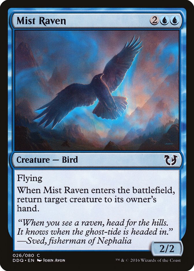 Mist Raven [Duel Decks: Blessed vs. Cursed] | The CG Realm
