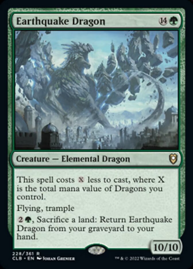 Earthquake Dragon [Commander Legends: Battle for Baldur's Gate] | The CG Realm