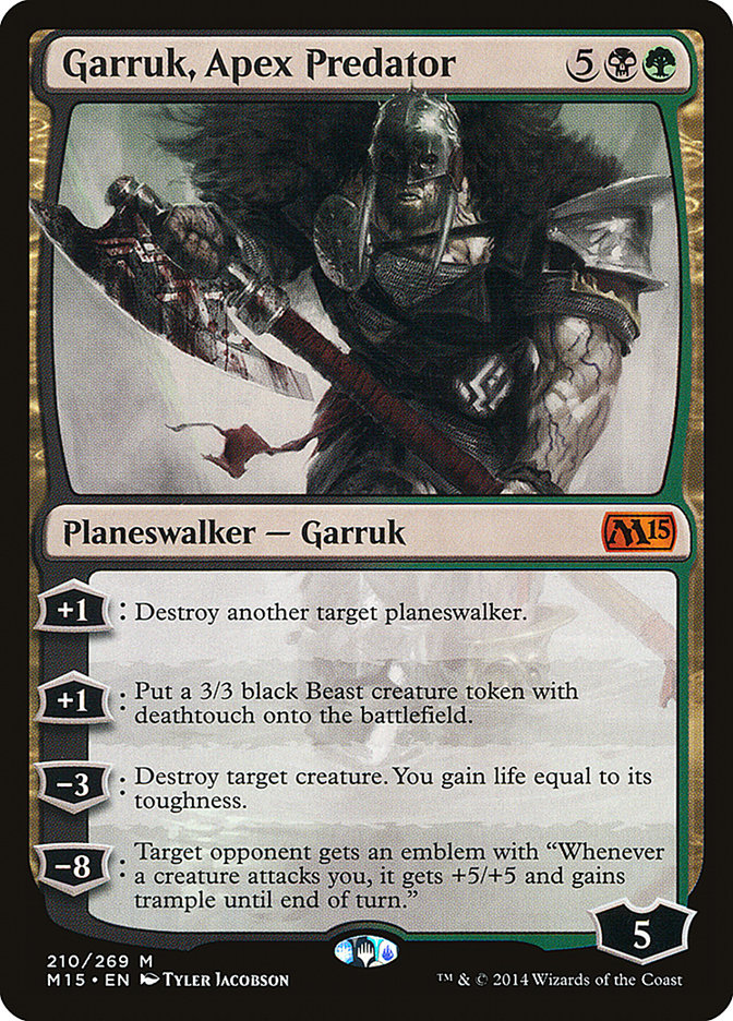 Garruk, Apex Predator [Magic 2015] | The CG Realm