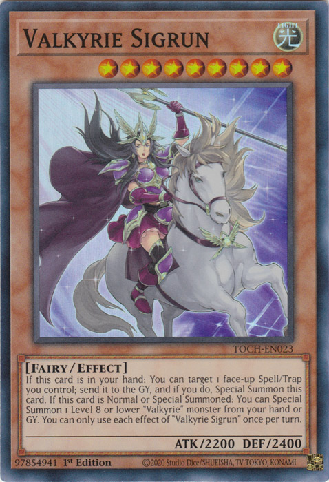 Valkyrie Sigrun [TOCH-EN023] Super Rare | The CG Realm