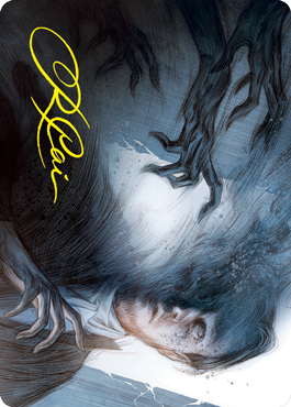 Dread Fugue Art Card (Gold-Stamped Signature) [Innistrad: Crimson Vow Art Series] | The CG Realm
