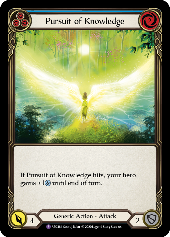 Pursuit of Knowledge [U-ARC161] (Arcane Rising Unlimited)  Unlimited Normal | The CG Realm