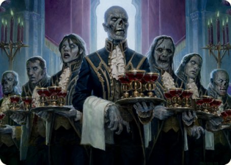 Dying to Serve Art Card [Innistrad: Crimson Vow Art Series] | The CG Realm