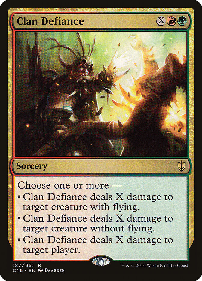 Clan Defiance [Commander 2016] | The CG Realm