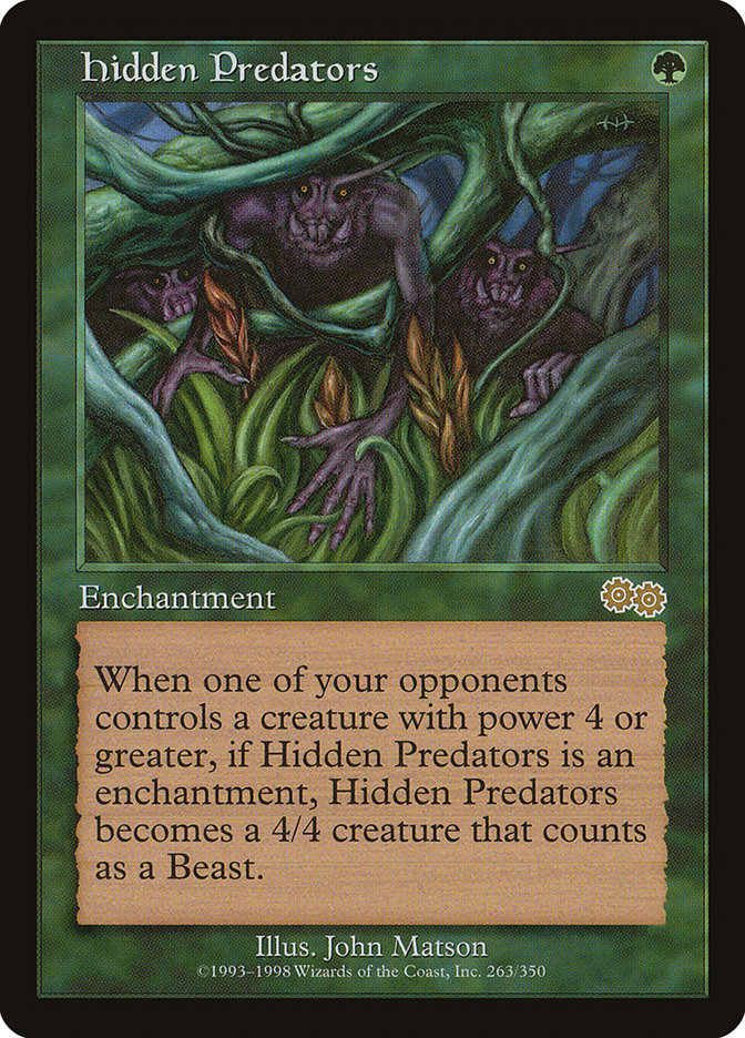 Hidden Predators [Urza's Saga] | The CG Realm
