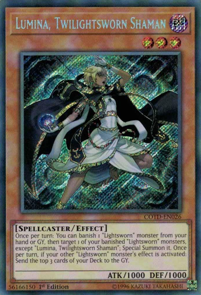 Lumina, Twilightsworn Shaman [COTD-EN026] Secret Rare | The CG Realm