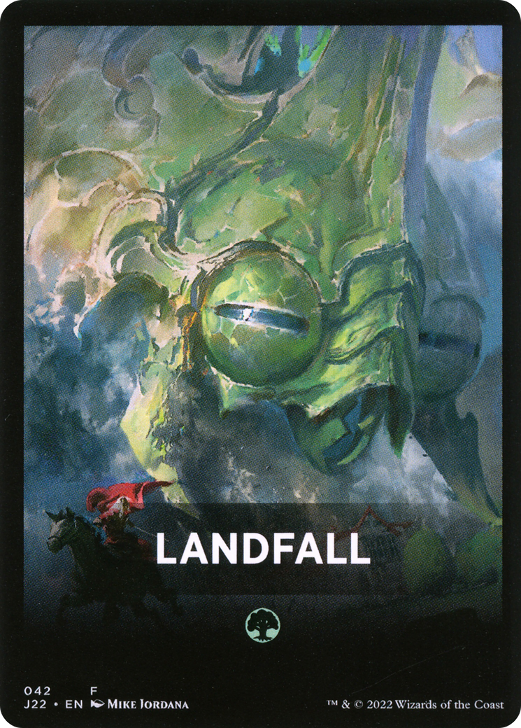 Landfall Theme Card [Jumpstart 2022 Front Cards] | The CG Realm