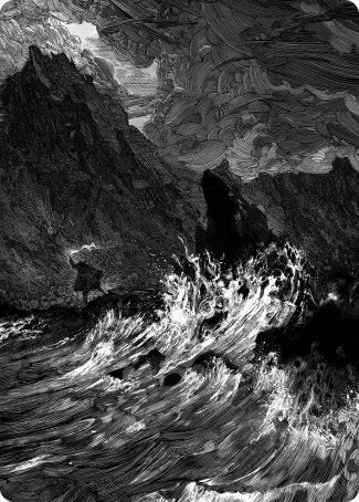 Island Art Card [Innistrad: Midnight Hunt Art Series] | The CG Realm