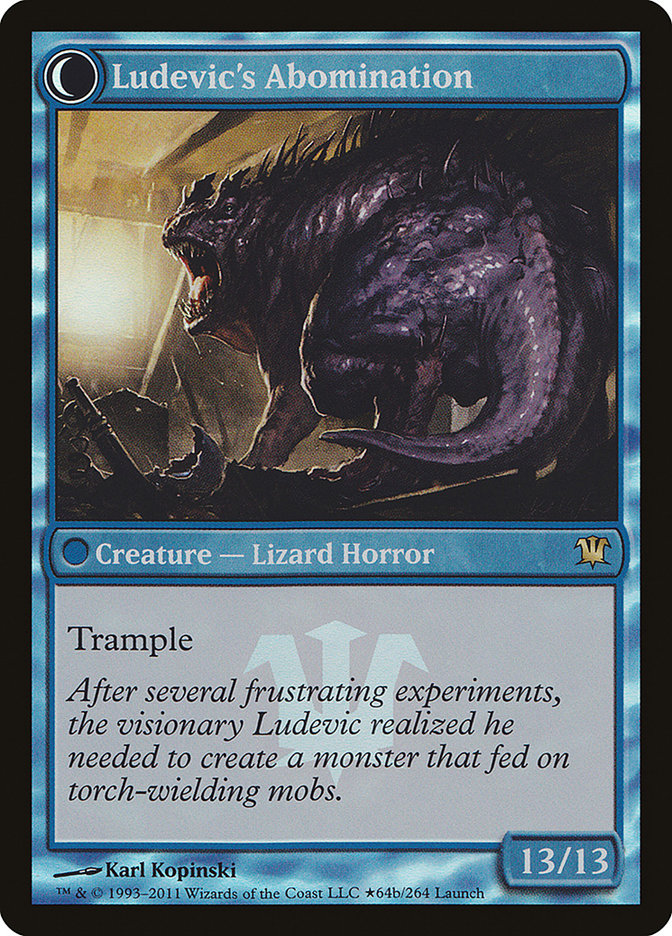 Ludevic's Test Subject (LARP-064) - Innistrad Promos: (Double Faced Transform) Foil
