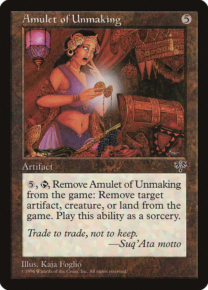 Amulet of Unmaking [Mirage] | The CG Realm