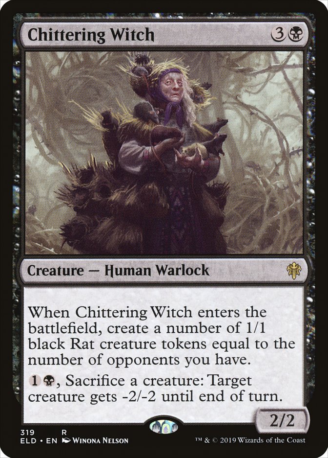 Chittering Witch [Throne of Eldraine] | The CG Realm