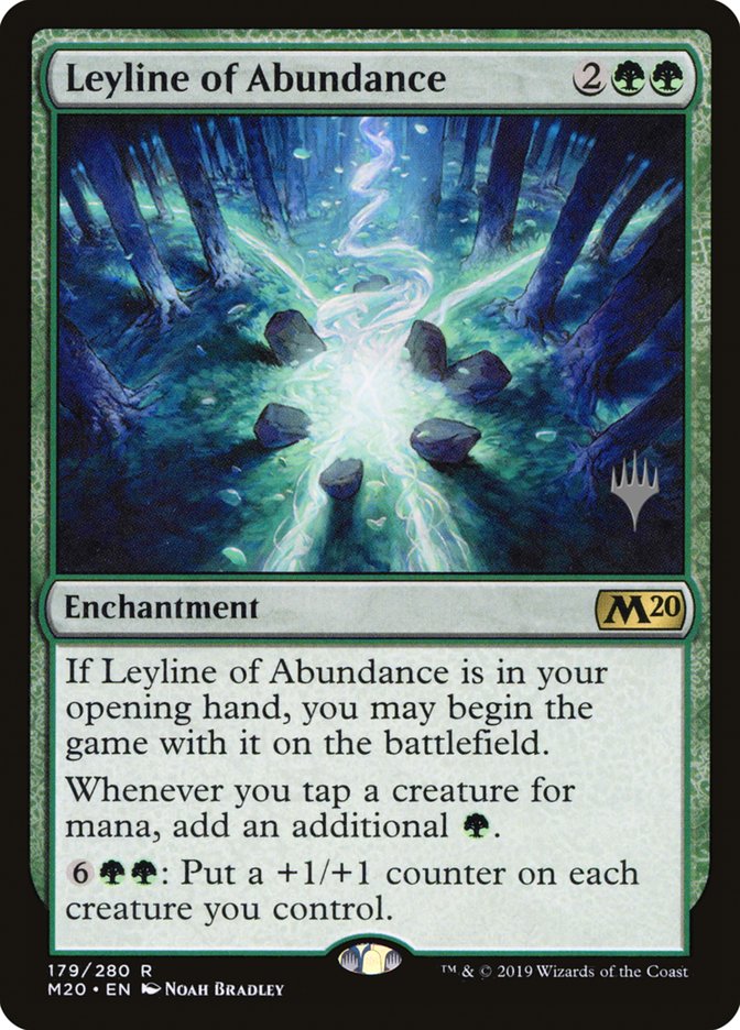 Leyline of Abundance (Promo Pack) [Core Set 2020 Promos] | The CG Realm