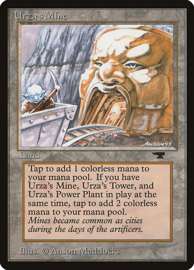 Urza's Mine (Mine Cart Entering Mouth) [Antiquities] | The CG Realm