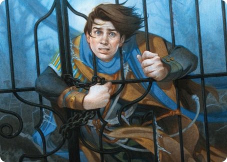Locked in the Cemetery Art Card [Innistrad: Midnight Hunt Art Series] | The CG Realm