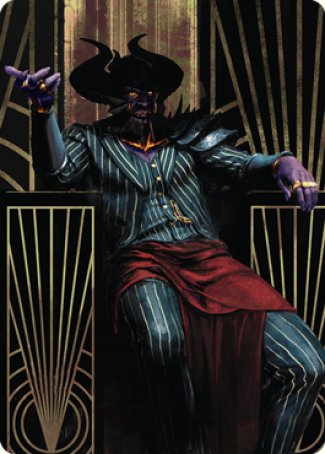 Ob Nixilis, the Adversary 2 Art Card [Streets of New Capenna Art Series] | The CG Realm
