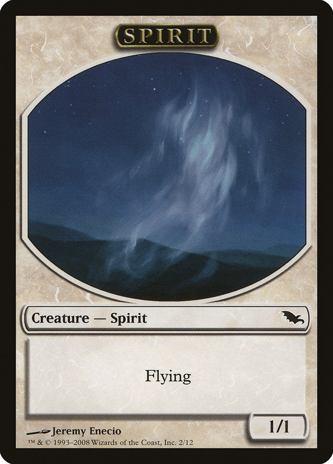 Spirit Token [Shadowmoor Tokens] | The CG Realm