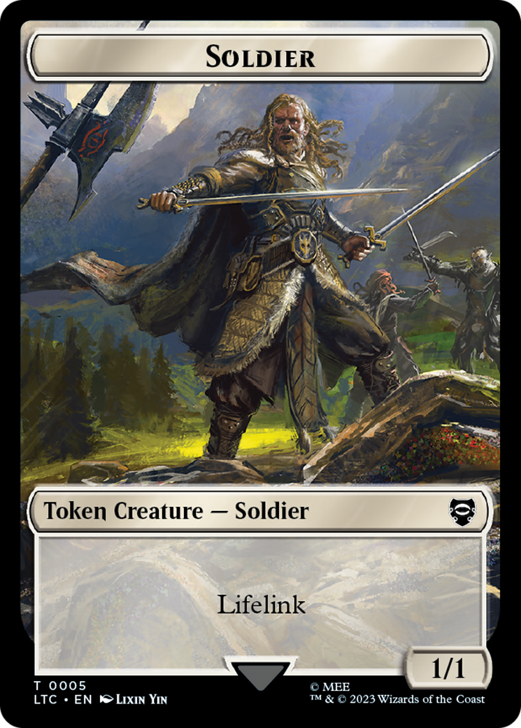 Soldier // Food Token [The Lord of the Rings: Tales of Middle-Earth Commander Tokens] | The CG Realm