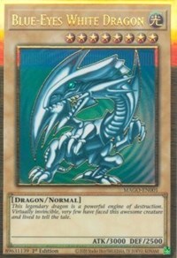 Blue-Eyes White Dragon [MAGO-EN001] Gold Rare | The CG Realm