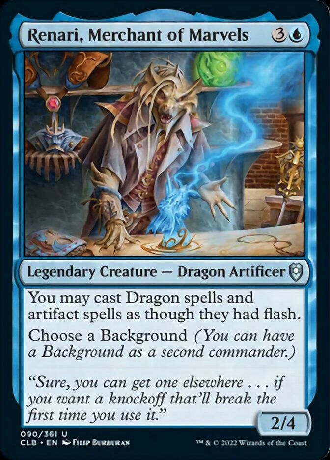 Renari, Merchant of Marvels [Commander Legends: Battle for Baldur's Gate] | The CG Realm