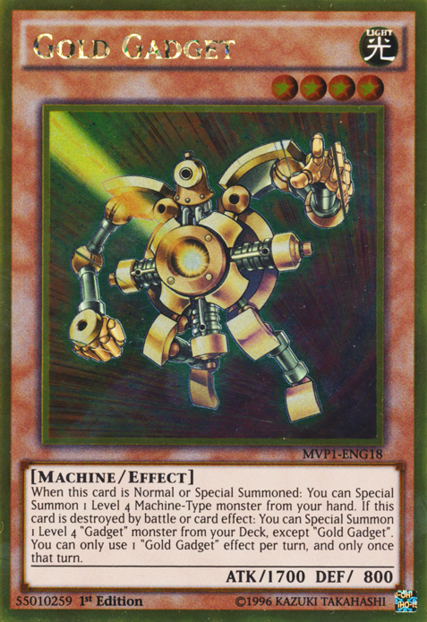 Gold Gadget [MVP1-ENG18] Gold Rare | The CG Realm