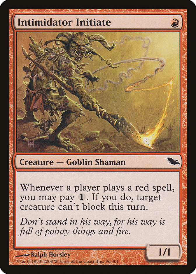 Intimidator Initiate [Shadowmoor] | The CG Realm