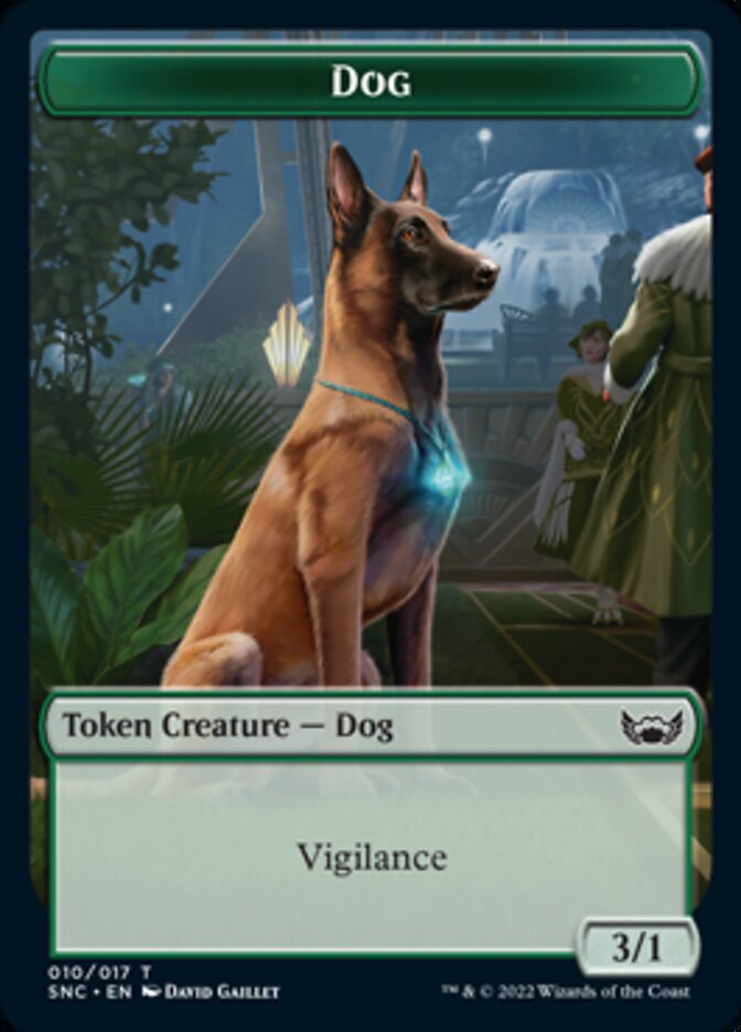 Devil // Dog Double-Sided Token [Streets of New Capenna Tokens] | The CG Realm
