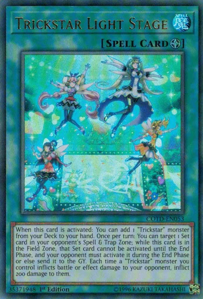 Trickstar Light Stage [COTD-EN053] Ultra Rare | The CG Realm