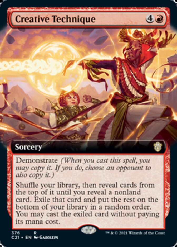 Creative Technique (Extended Art) [Commander 2021] | The CG Realm