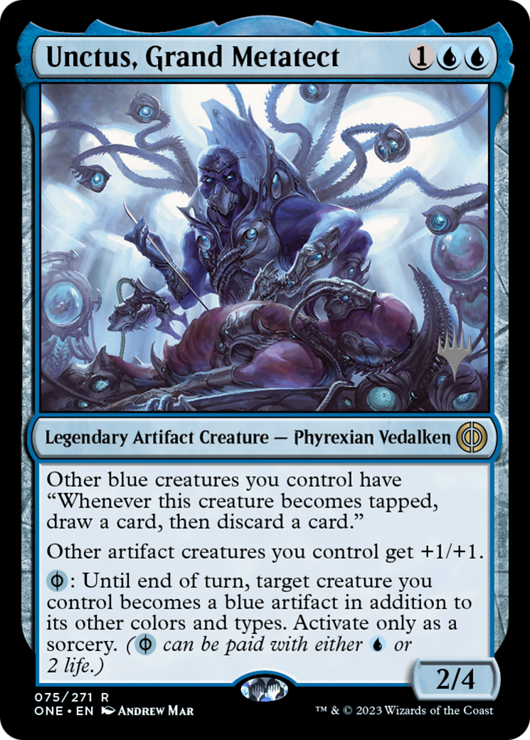 Unctus, Grand Metatect (Promo Pack) [Phyrexia: All Will Be One Promos] | The CG Realm