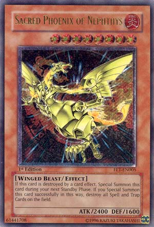 Sacred Phoenix of Nephthys [FET-EN005] Ultimate Rare | The CG Realm